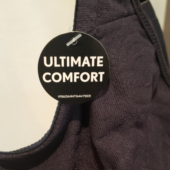 Vanity Fair black full figure underwire bra, size 40DD - NEW - Picture 4 of 8